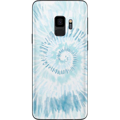 Blue and White Tie Dye Galaxy S9 Skin